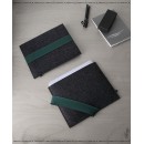 ARCHITECT Wollfilz Sleeve für Dein iPad graphit/tannengrün