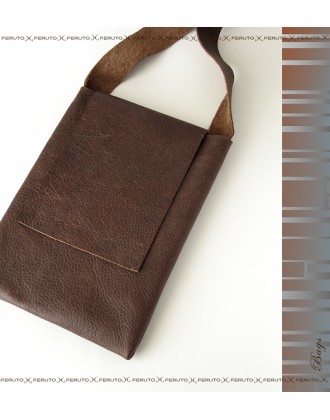 MINI MINIMALIST leather bag for your iPad and iPhone