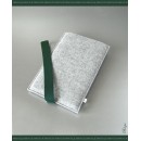 ARCHITECT wool felt iPad Mini sleeve light gray/ green